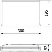 MACARI šviestuvas su prieblandos jutikliu, LED, 10-7-5W, 100lm/W, 4000K, IP65, LD-MCR10-7-5W-NB, GTV