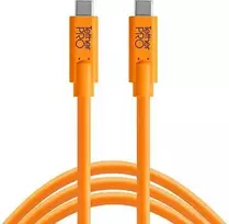 USB laidas - Tether Tools Pro USB-C USB-C 3m Pilnai apsaugotas Oranžinis/Juodas