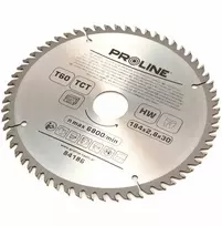 Pjūklų diskas Proline D184x30/20/16mm 60 dantų