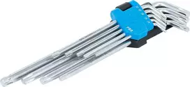 Bgs Technic L tipo raktų rinkinys | labai ilgi | T-Star (Torx) T10 - T50 | 9 vnt. (793)