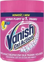 None Vanish VANISH_Gold Oxi Action miltelių dėmių valiklis spalvotiems audiniams Rožinė 470g