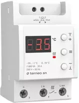 Terneo SN DIN termoreguliatorius sniego tirpinimo ir antiapledėjimo sistemoms 32A