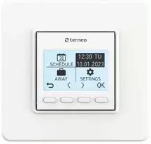 Terneo PRO programuojamas sieninis termostatas grindų šildymui 16A