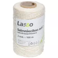 Virvė Lasso Ūkio 2mm 100m Medvilnė/Poliesteris