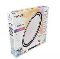 Avide LED lubinis šviestuvas Bella 24W RGB+CCT+Tuya su pultu