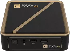 Komputer Sapphire EDGE AI 350 BAREBONE AMD Ryzen AI 7 350 WITH WIFI BT MODULE VESA MOUNT POWER ADAPTER AND POWER CORD W/O SSD AND MEMORY