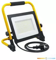 Bikuvalt 100W LED prožektorius su stovu TIGRA, juodos/geltonos sp., 4000K, IP54