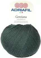 Mezgimo siūlai Adriafil Genziana 50 g, spalva 52