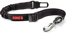 KONG Deluxe Travel pasukėjas – Paminkštintas automobilio saugos diržas su reguliuojamu saugos segtuku