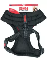 KONG Comfort diržai – Lengvi kvėpuojantys šunų diržai, reguliuojami, juodi, didelio dydžio