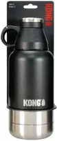 KONG Duo Day Trek 4-in-1 kelioninis buteliukas – 910 ml, su puodeliu ir dviem dubenėliais, universalus dizainas
