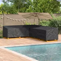 Baldų uždangalas 355 x 275 x 80 cm 420D Oksfordo audinys Juodas