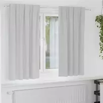 Užuolaidos su žiedais, blokuojančios šviesą 2 pcs