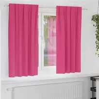 Užuolaidos su žiedais, blokuojančios šviesą 2 pcs