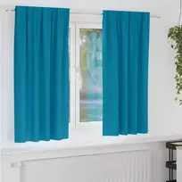 Užuolaidos su žiedais, blokuojančios šviesą 2 pcs Turkio