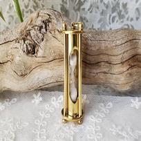 Sand Miniature Timer For Show, Non Working Timer, Brass Hourglass Pendant, 1-3 Seconds Timer