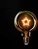 LED Retro lemputė su žvaigžde E27 lizdui