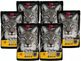 ALPHA SPIRIT WET putėsiai sterilizuotoms katėms su vištiena 85g 6vnt