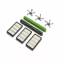 Jettools Priedų rinkinys, skirtas „Irobot Roomba S9 S9+ S9158 9550“ voleliams, šepečiams, filtrams / An997as