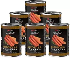 ALPHA SPIRIT Realfood dūmo kvapo dešrelės 400g 6vnt