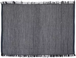 Kilimas dekoratyvinis stačiakampis 180x120 cm juodas-baltas