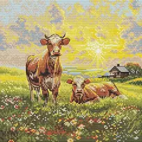 Beldizart Siuvinėjimo kryželiu rinkinys "Laukymė" 18,5 x 20 cm SANN-39