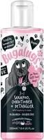 Bugalugs 3in1 šampūnas, kondicionierius ir atpaineliotojas – aviečių ir citrinų kvapo, 250 ml, valo ir minkština kailį