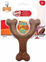 Nylabone Extreme Wishbone Bison Chew – tvirtas, didelis šunų žaislas su tikrovišku bizonų skoniu