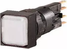 Eaton Q25LF-WS/WB signalinis žibintas su 24 V lempute, baltas plokščias 089151