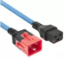 ACT Maitinimo laidas C19 IEC Lock - C20 IEC Lock dvigubo užrakto mėlynas 1 m, PC3634 (PL0031)