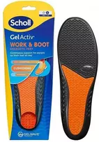 Scholl GelActiv Work gelio vidpadžiai vyrų darbo batams, 1 pora