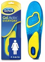 Scholl GelActiv Everyday gelio vidpadžiai moterims kasdieniam komfortui, 1 pora