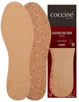 Natūralios odos vidpadžiai su kamštine pagrindo dalimi – Coccine Leather On Cork, 1 pora