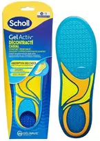 Scholl GelActiv Everyday gelio vidpadžiai vyrams, 1 pora