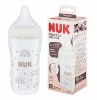 NUK butelis PP 260ml Sil SM Rainbow 10742026 1/6