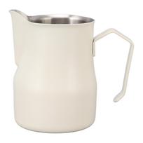 Milk Pitcher Cup 304 Stainless Steel Spout Mouth Scale Coffee Latte Pitcher Cup for Work Office L(for 6.5-9kg)