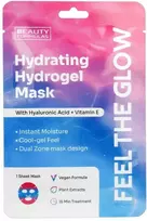 Beauty Formulas Drėkinamoji hidrogelio kaukė Drėkinamoji hidrogelio kaukė su hialurono rūgštimi ir vitaminu E 1 vnt.