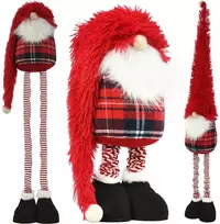 Saska Christmas Reguliuojamo aukščio raudonas dekoratyvinis nykštukas