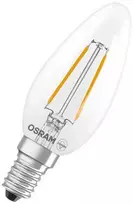 Osram 1W LED lemputė RETROFIT CLASSIC B, E14, skaidri, 300°, 2700K
