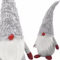 Saska Christmas pilkas dekoratyvinis nykštukas 45 cm