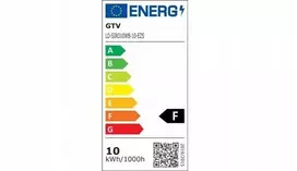 Sieninis šviestuvas GTV NARIN LED fasado šviestuvas 10W 1000lm 4000K IP54 AC220-240V juodas LD-NAR10WB-10