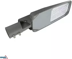 Bemko 50W LED gatvės šviestuvas JAGER, pilkas, 6000K, IP66