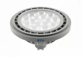 GTV LED lemputė GU10 ES111 12.5W 1250lm 4000K 40 laipsnių AC220-240V pilka LD-ES111NW13W40-15