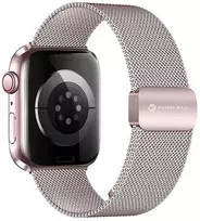 „Apple Watch“ dirželis Forcell F-Design FA14 magnetinis plienas 38/40/41 mm rožinis