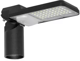 V-tac 30W LED gatvės šviestuvas URBAN AREA, juodas (RAL9005), 3000K, 155°x80°
