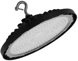 Tec Mar 195W LED UFO šviestuvas HIGH BAY V, juodas, 5700K, 90°