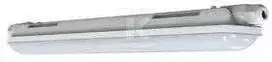 Lubinis šviestuvas Duralamp 17W LED linijinis šviestuvas DAMP PROOF ECO 3TH, pilkas, 6500K, 120°, 605mm, IP65