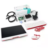 justPi Full Kit – Raspberry Pi 5 WiFi 8GB RAM + monitorius + 32GB Micro SD + oficialūs priedai