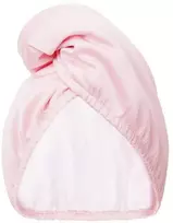 Rožinė GLOV_Dwustronny turban do włosów su mikrofibry i wegańskiej satyny, szybkie suszenie, anti-frizz Rožinė
