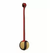 Barry King Odinis šunų žaislas Kamuolys su virve, raudonas, 40 cm